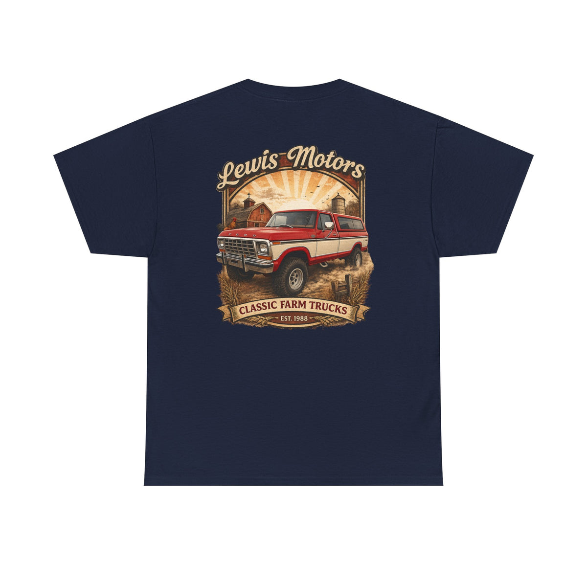 Red/White truck tee