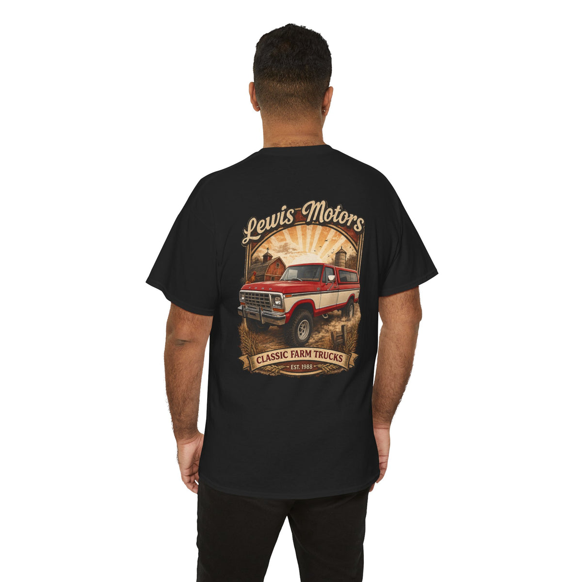 Red/White truck tee